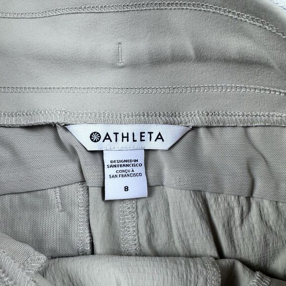 Athleta Trekkie North Jogger Women 8 Tan Performance Hiking Trail Outdoor - Picture 6 of 8